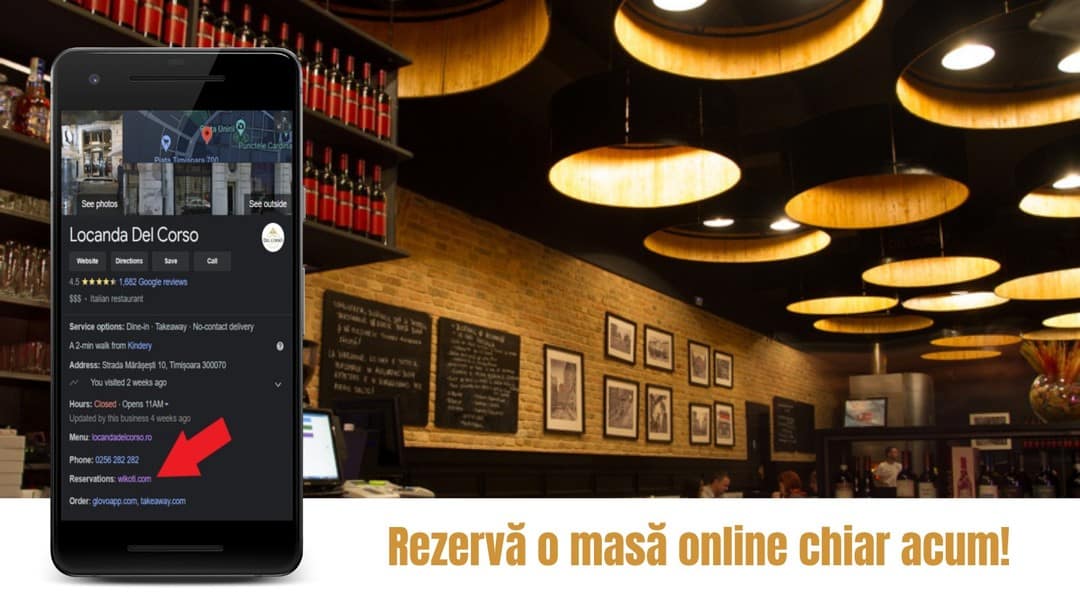 Știai că de acum poți rezerva o masă online la Locanda Del Corso, fără să mai suni? 😎

Intră pe profilul lor de Google, pe Facebook sau direct pe site și rezervă o masă simplu și rapid!

✅Rezervă acum: https://www.locandadelcorso.ro/restaurant-italian-timisoara/ro/73/Rezervari-online.html 

Primești confirmarea pe loc și toate detaliile rezervării tale pe e-mail.
#restaurant #restaurantlife #restaurantfood #restaurantreservation #restaurantreservations #restaurantreservationapp #restaurantreservationsystem #restaurantréservation #italianfood #italianwine #italianrestaurant #timisoara #timişoara #timisoara❤️ #timisoaracity #timisoaramagica