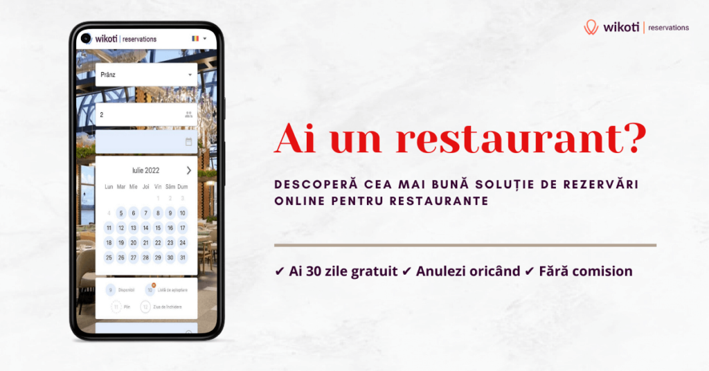 rezervari online restaurante