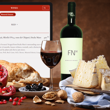lista digitală de vinuri